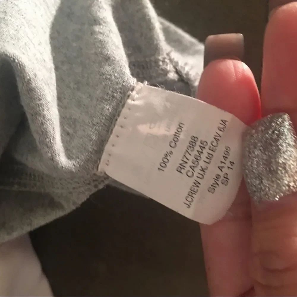 J Crew 3/4 Sleeve Basic Top - Picture 6 of 6